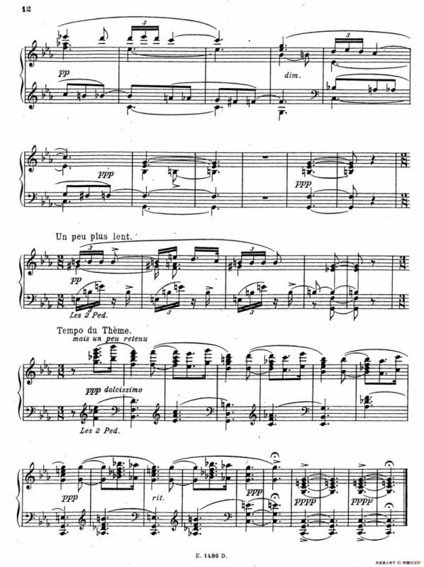 Sonate Romantique Op.3（浪漫奏鸣曲·Ⅰ）