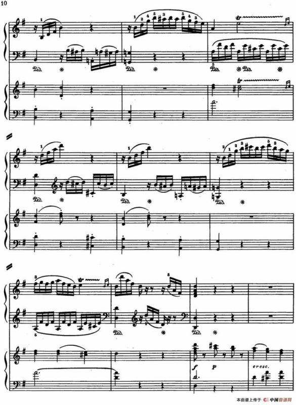 二十八部钢琴协奏曲 No.4