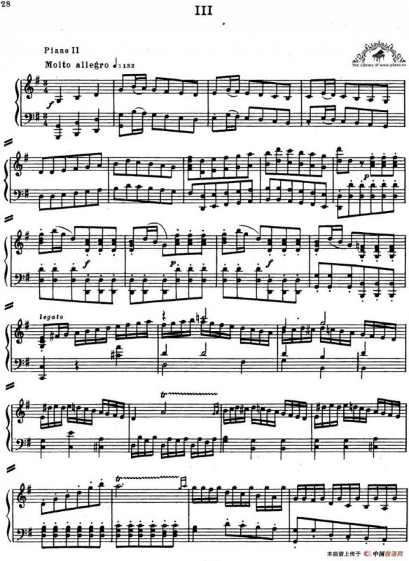 二十八部钢琴协奏曲 No.4