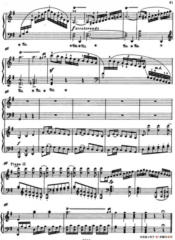 二十八部钢琴协奏曲 No.4