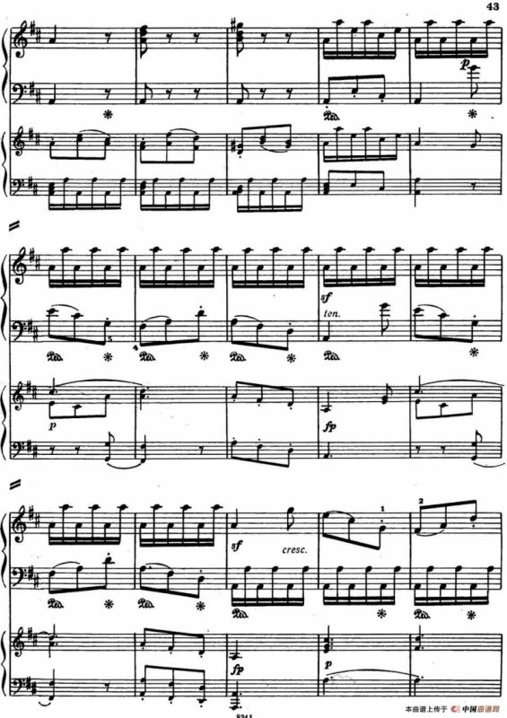 二十八部钢琴协奏曲 No.3