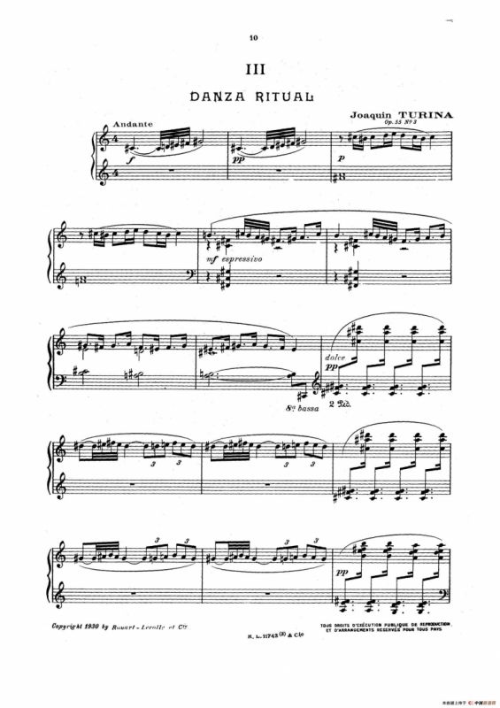 Danzas Gitanas Op.55（吉普赛舞曲）（华金·图里纳作曲版）