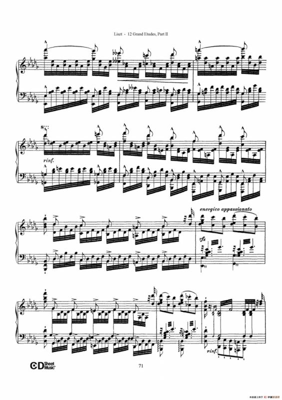 12 Grand Etudes S.137（12首华丽的练习曲·12）