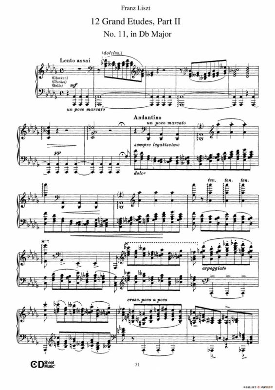 12 Grand Etudes S.137（12首华丽的练习曲·11）