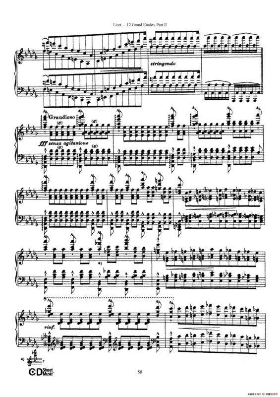 12 Grand Etudes S.137（12首华丽的练习曲·11）