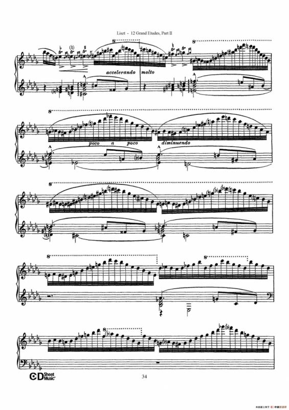 12 Grand Etudes S.137（12首华丽的练习曲·9）