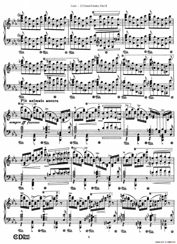 12 Grand Etudes S.137（12首华丽的练习曲·7）