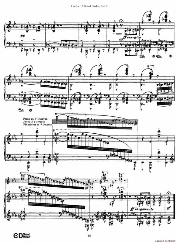 12 Grand Etudes S.137（12首华丽的练习曲·7）