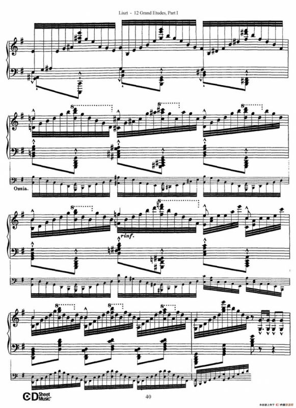12 Grand Etudes S.137（12首华丽的练习曲·6）