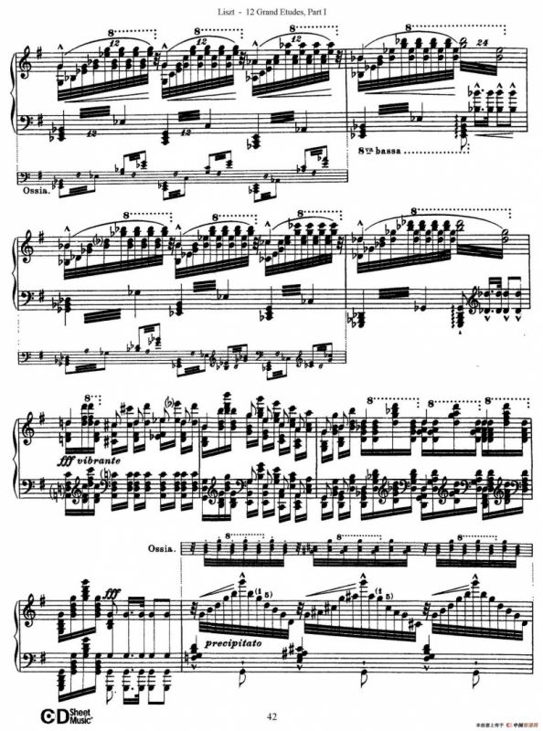 12 Grand Etudes S.137（12首华丽的练习曲·6）