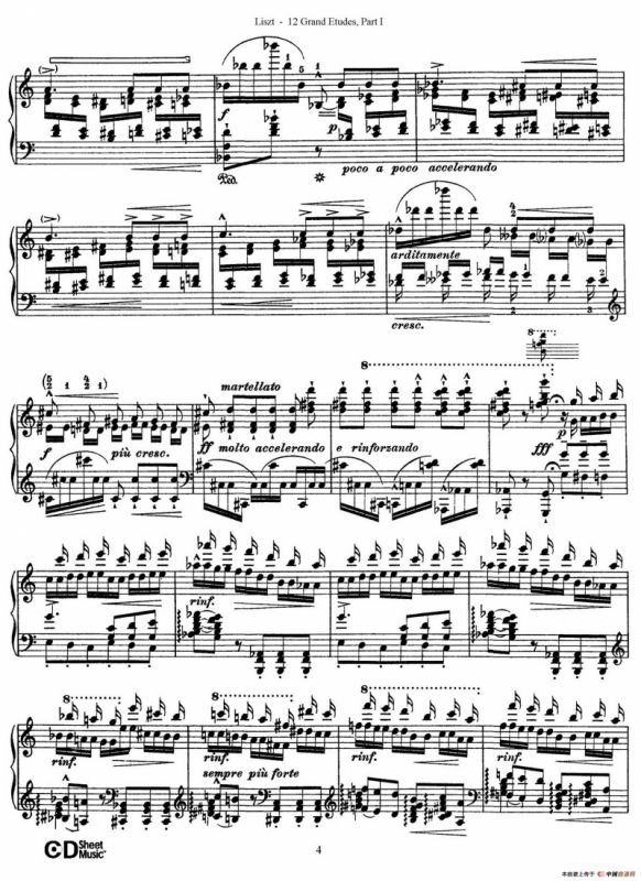 12 Grand Etudes S.137（12首华丽的练习曲·2）