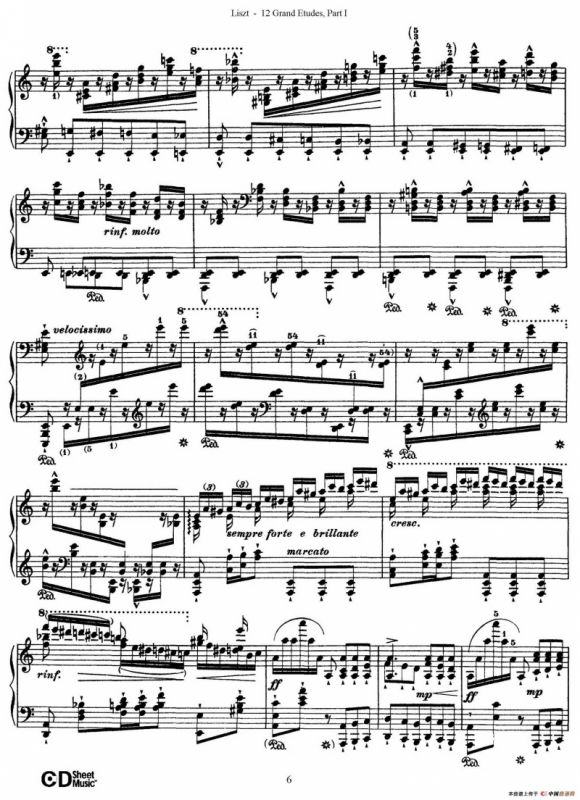 12 Grand Etudes S.137（12首华丽的练习曲·2）
