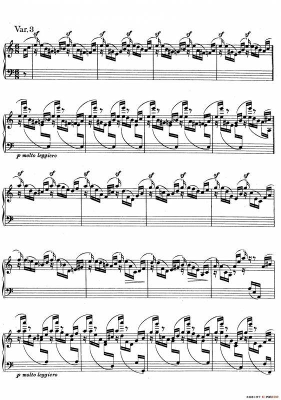 帕格尼尼主题变奏曲（Op.35 Livre1）