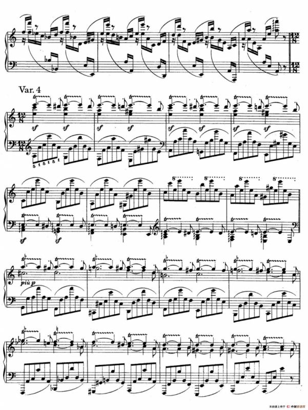 帕格尼尼主题变奏曲（Op.35 Livre1）