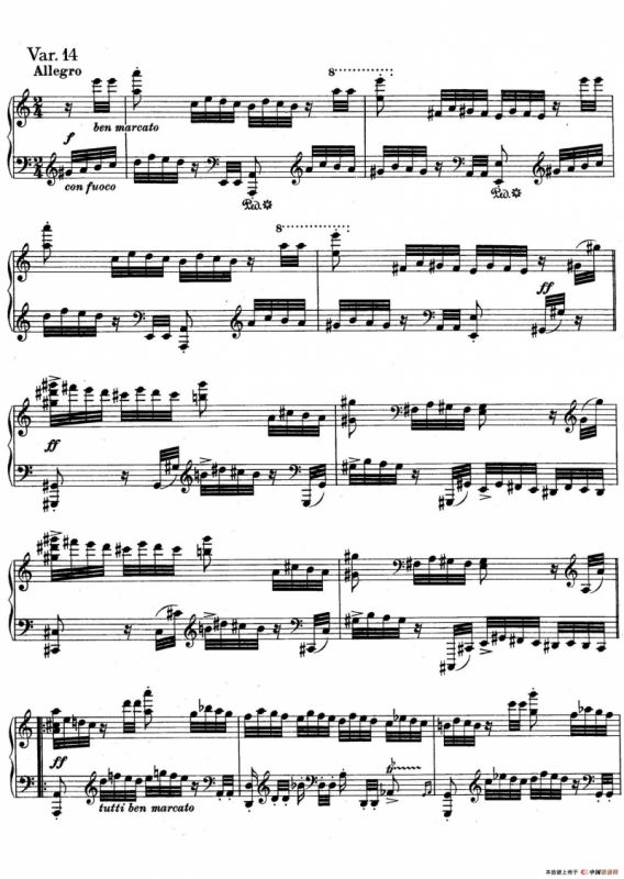 帕格尼尼主题变奏曲（Op.35 Livre1）