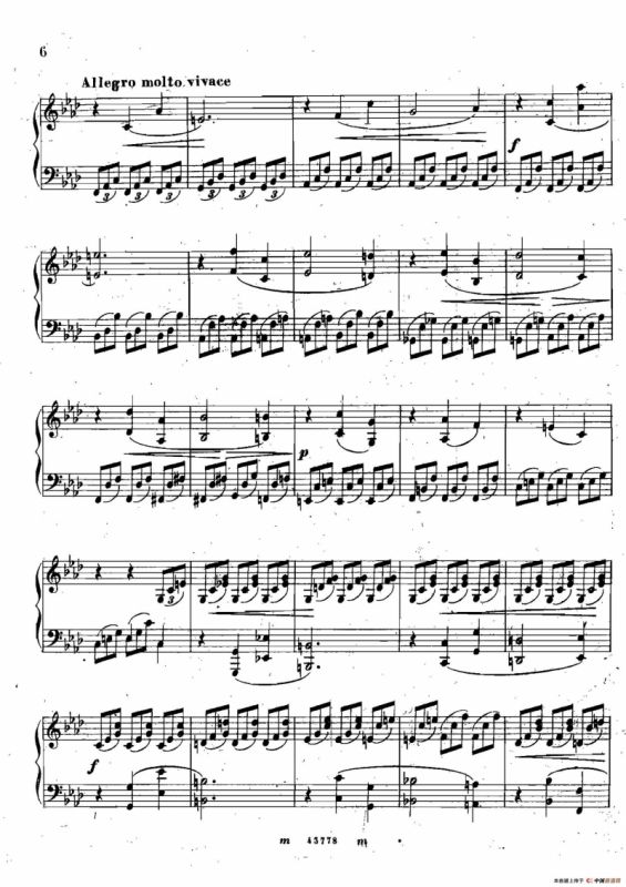 Scherzo in F Major from Miscellenies Op.93（F大调谐谑曲）