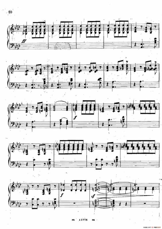 Scherzo in F Major from Miscellenies Op.93（F大调谐谑曲）