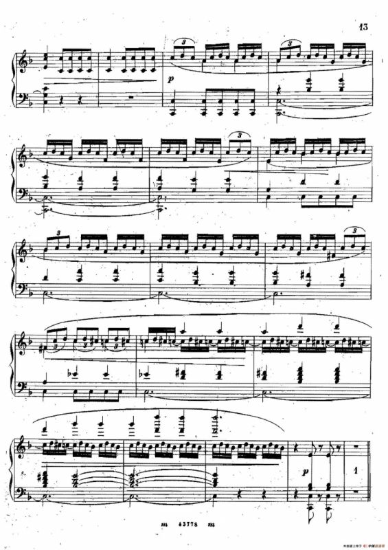 Scherzo in F Major from Miscellenies Op.93（F大调谐谑曲）