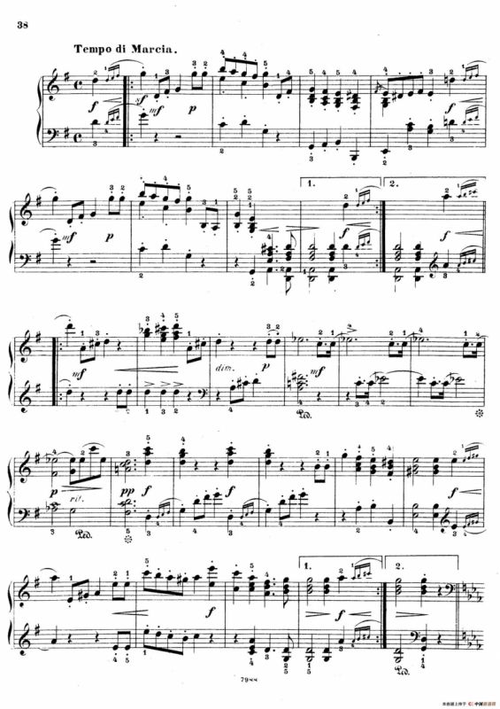 Five Sonatinas Op.70（5首钢琴小奏鸣曲·4）