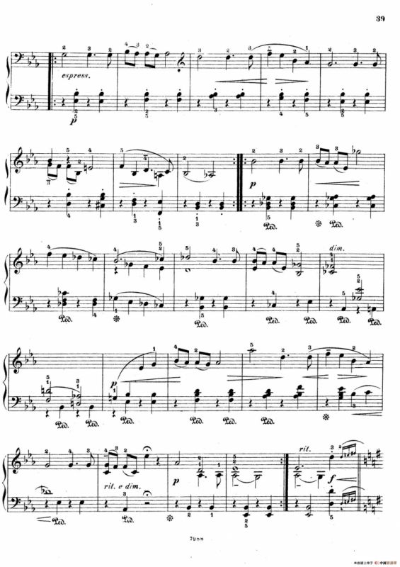 Five Sonatinas Op.70（5首钢琴小奏鸣曲·4）