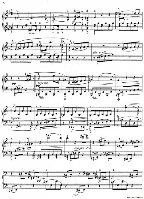 Five Sonatinas Op.70（5首钢琴小奏鸣曲·1）