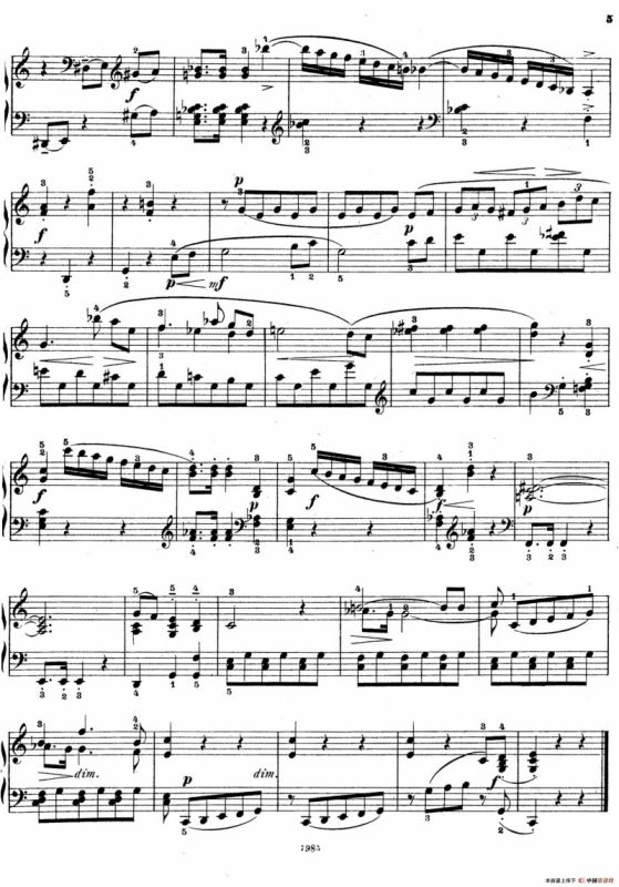 Five Sonatinas Op.70（5首钢琴小奏鸣曲·1）