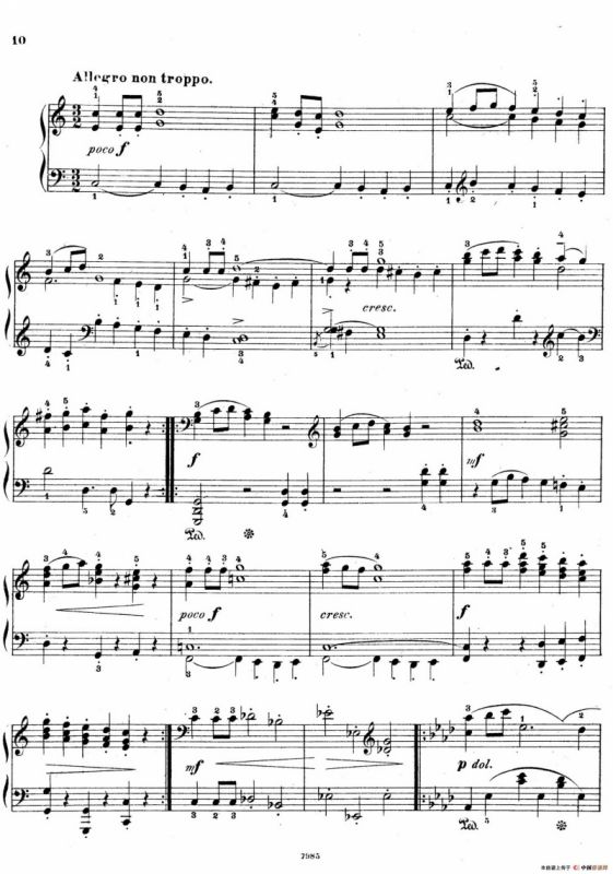 Five Sonatinas Op.70（5首钢琴小奏鸣曲·1）