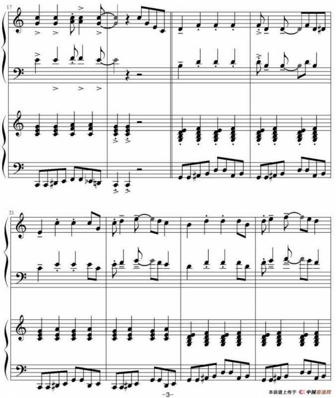 小蓝恰恰（Little Blue Cha-Cha 四手联弹）