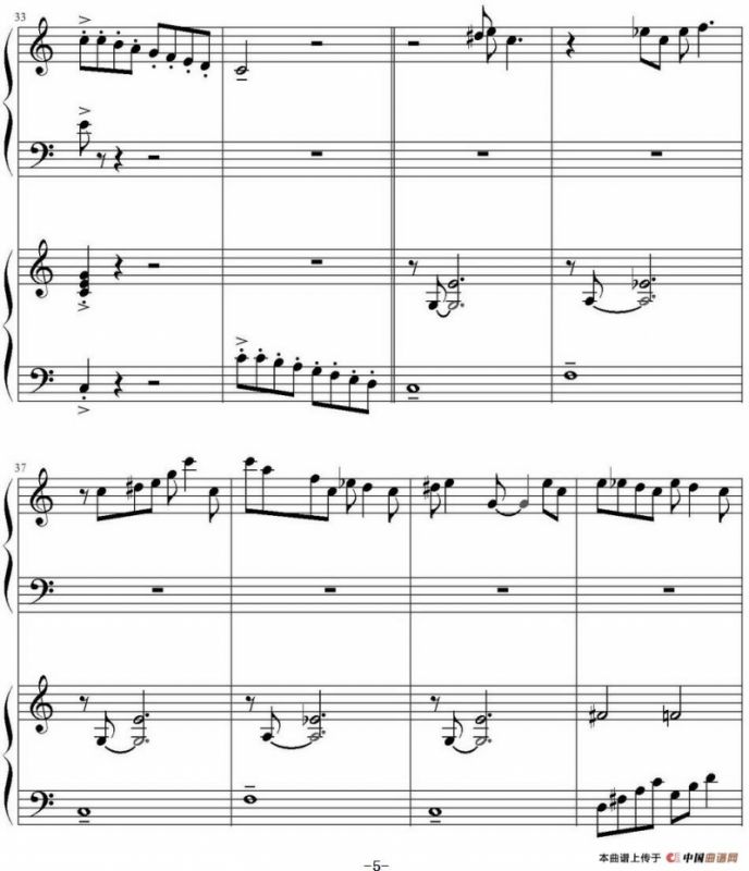 小蓝恰恰（Little Blue Cha-Cha 四手联弹）