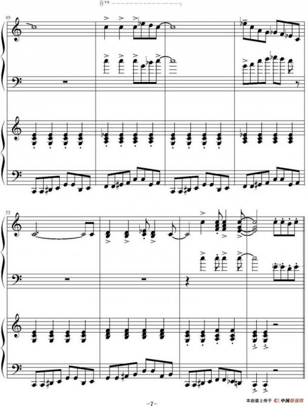 小蓝恰恰（Little Blue Cha-Cha 四手联弹）