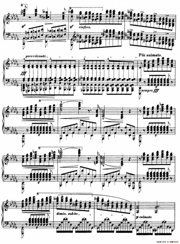 12 Etudes dexecution Transcendante S.139（12首超技练习曲·11）