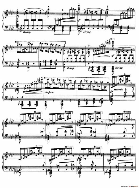 12 Etudes dexecution Transcendante S.139（12首超技练习曲·10）