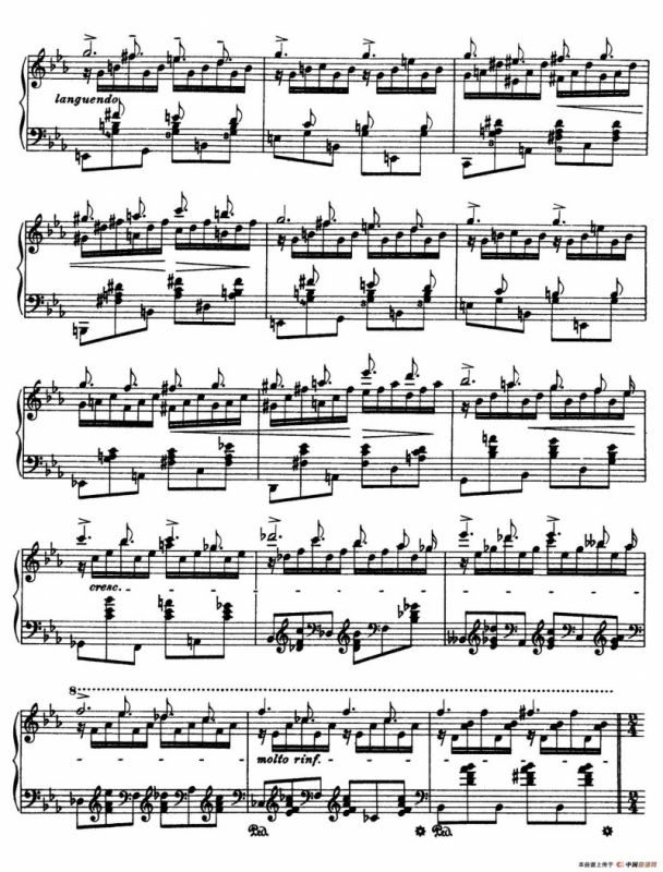 12 Etudes dexecution Transcendante S.139（12首超技练习曲·8）
