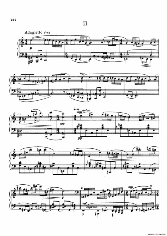 Two Sonatinas for Piano Op.54 No.1（2首钢琴小奏鸣曲·1）
