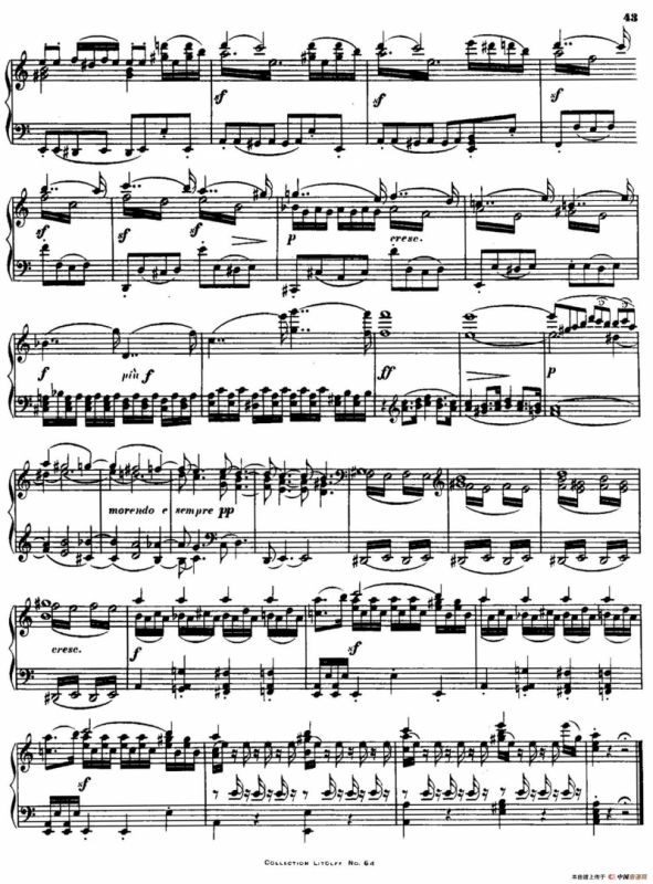 String Quartet No.15 in a Minor Op.132（a小调第十五弦乐四重奏·钢琴独奏版）