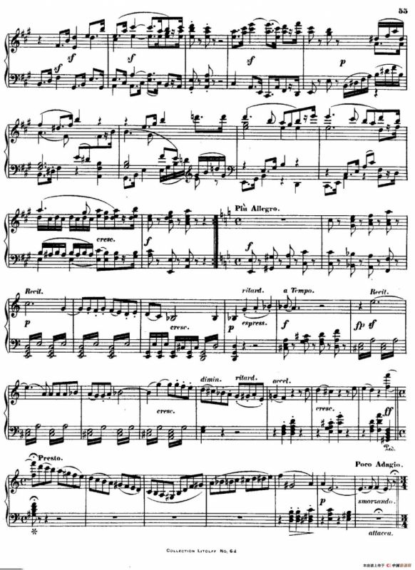 String Quartet No.15 in a Minor Op.132（a小调第十五弦乐四重奏·钢琴独奏版）