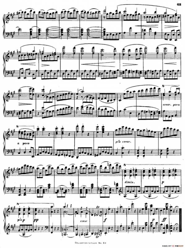 String Quartet No.15 in a Minor Op.132（a小调第十五弦乐四重奏·钢琴独奏版）