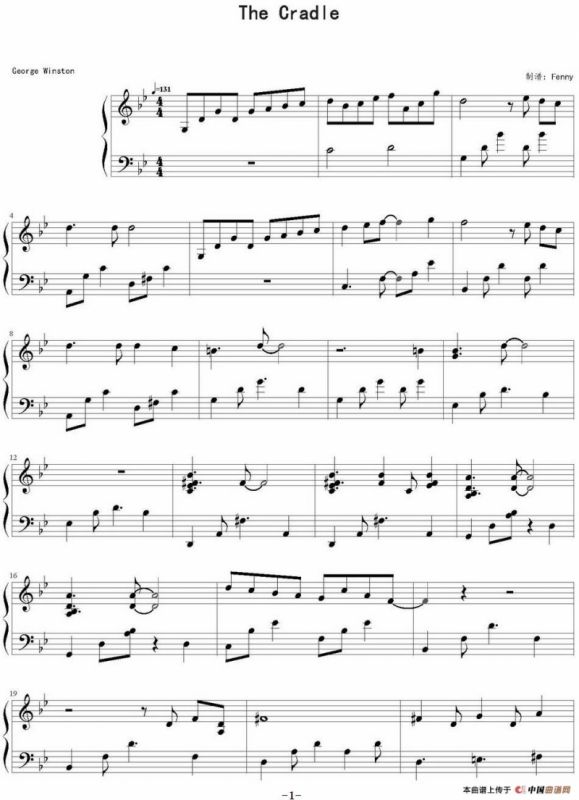 The Cradle（Fenny制谱版）