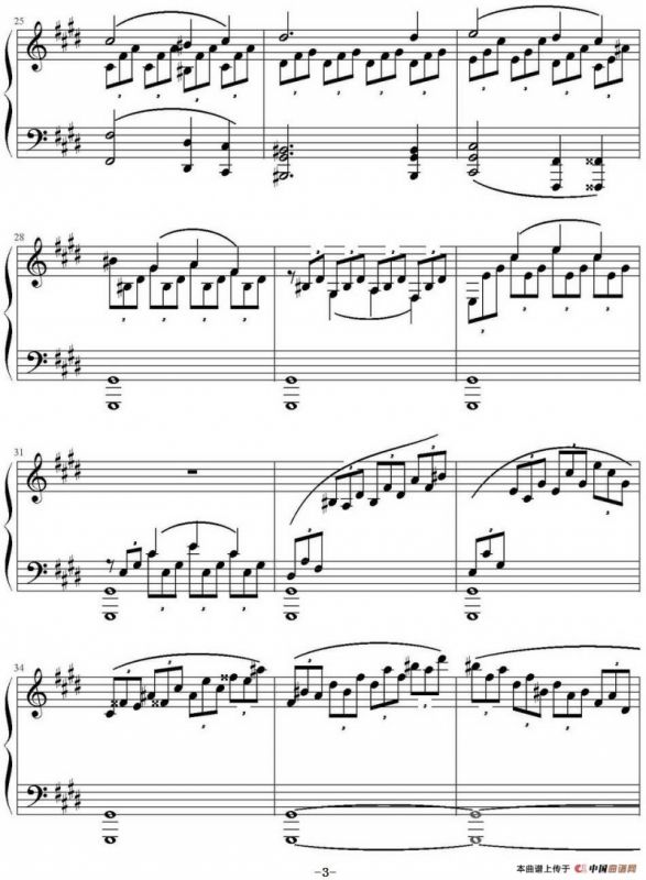 Mondscheinsonate(1st movement)（月光奏鸣曲第一乐章）