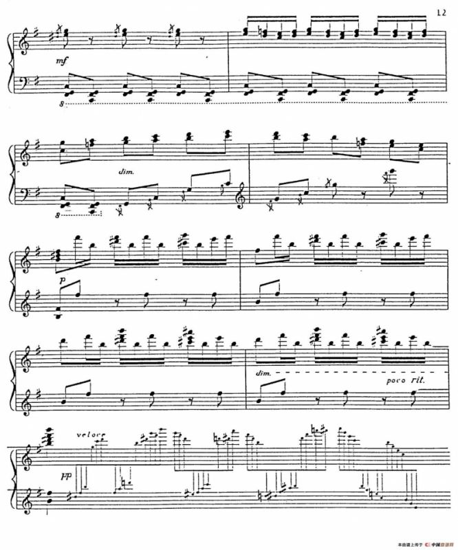 Carmen Variations 12 Pieces（12首卡门主题变奏曲·10）