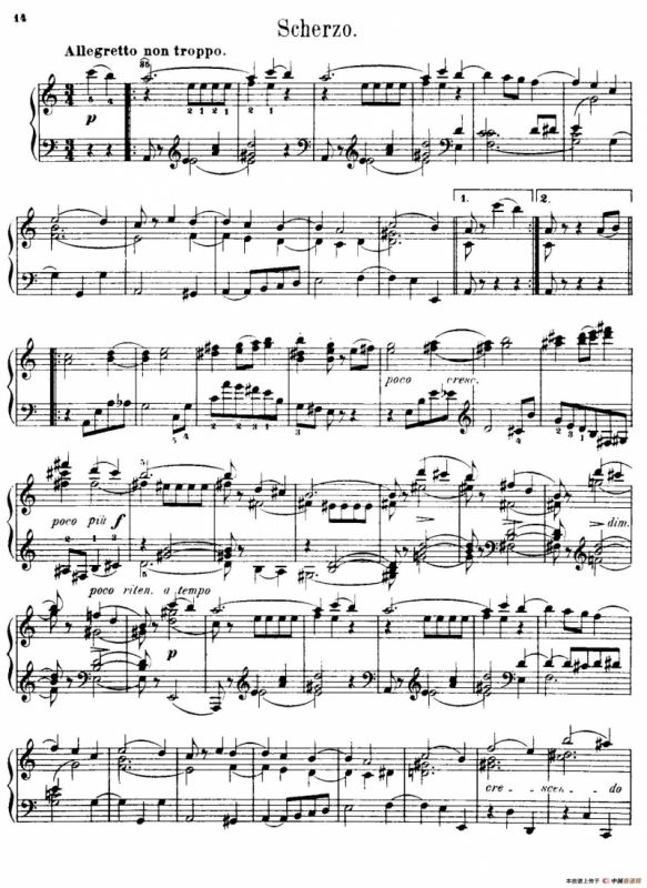 Petite Sonate Dans La Forme Classique Op.9（古典小奏鸣曲）