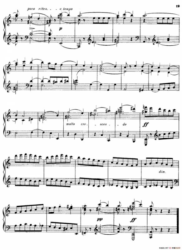 Petite Sonate Dans La Forme Classique Op.9（古典小奏鸣曲）