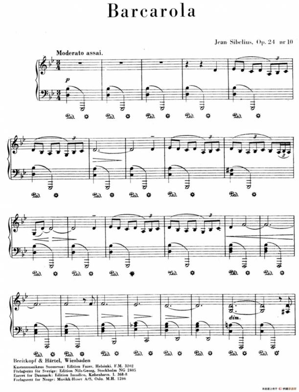 10 Pieces Op.24（10首钢琴小品 No.10）