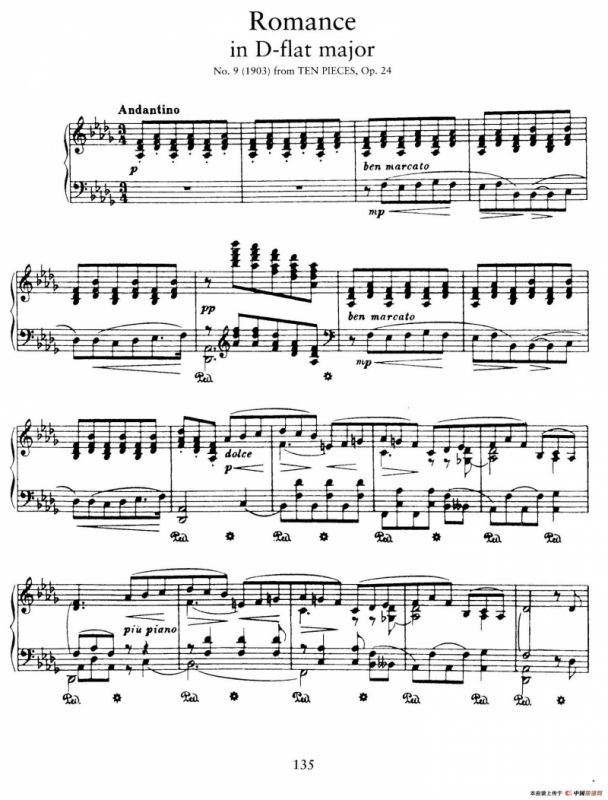 10 Pieces Op.24（10首钢琴小品 No.9）