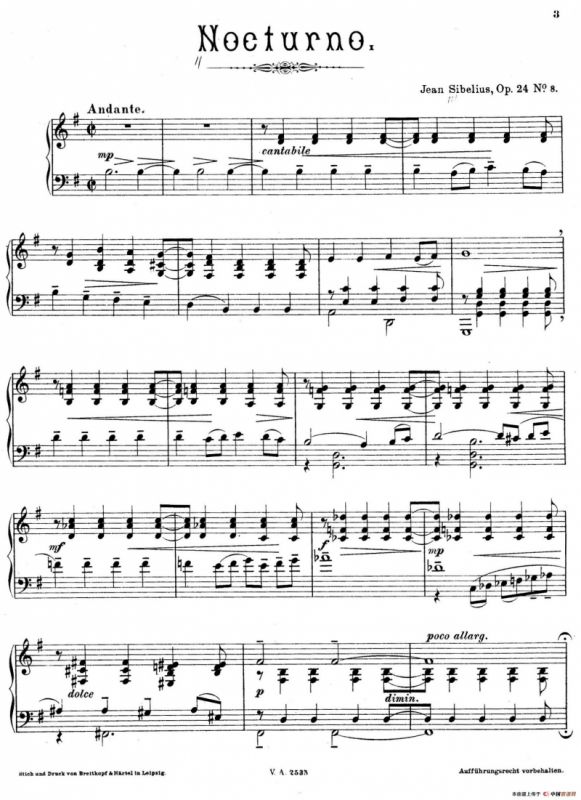 10 Pieces Op.24（10首钢琴小品 No.8）