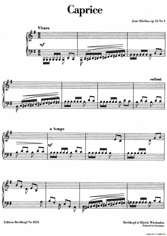 10 Pieces Op.24（10首钢琴小品 No.3）