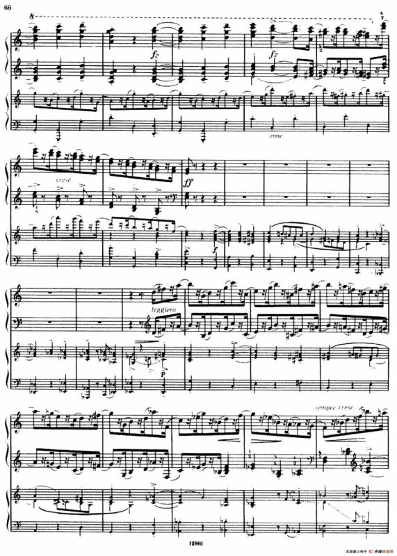 Piano Concerto No.2 in c Minor Op.50（c小调第二钢琴协奏曲·Ⅲ·双钢琴）