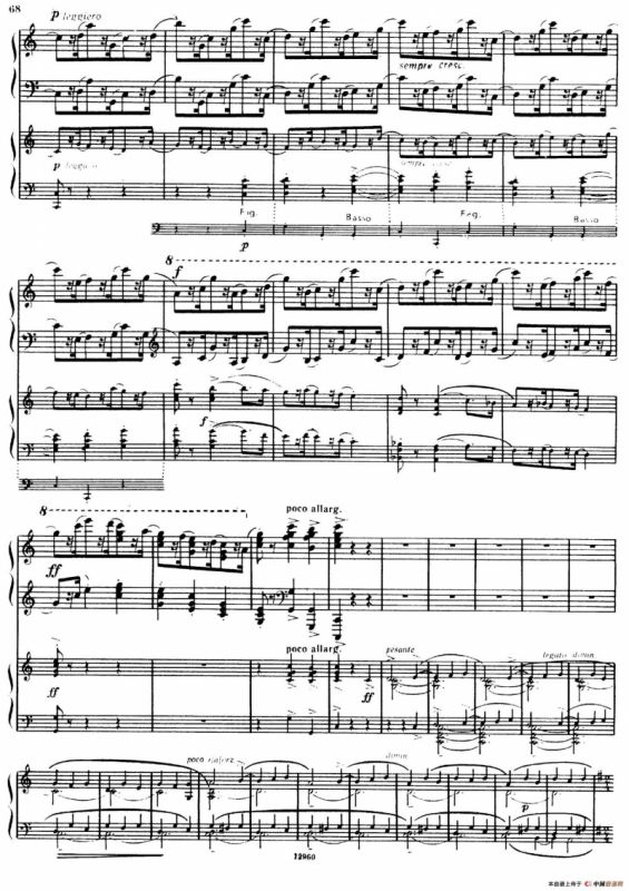 Piano Concerto No.2 in c Minor Op.50（c小调第二钢琴协奏曲·Ⅲ·双钢琴）