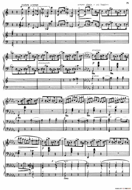 Piano Concerto No.2 in c Minor Op.50（c小调第二钢琴协奏曲·Ⅲ·双钢琴）