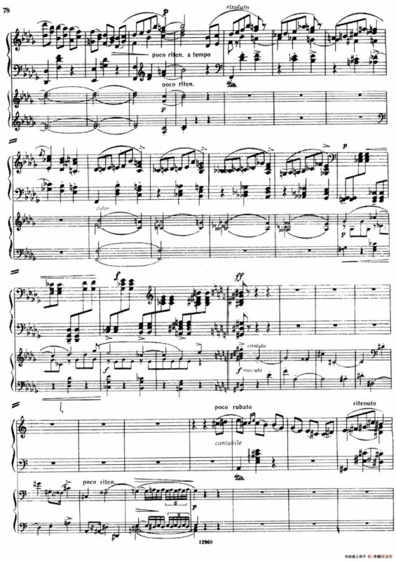 Piano Concerto No.2 in c Minor Op.50（c小调第二钢琴协奏曲·Ⅲ·双钢琴）